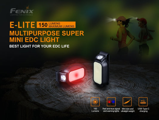 FENIX E-LITE 多功能迷你EDC Flashlight 手電筒 Torch 愛維斯 照明