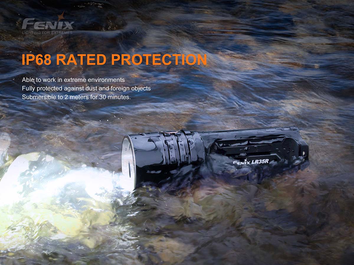 FENIX LR35R RECHARGEABLE FLASHLIGHT 10000 流明 Torch 手電筒 愛維斯 照明
