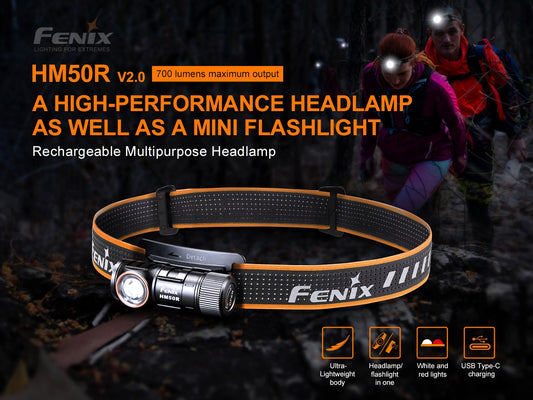 Fenix HM50R V2.0 頭燈 700流明 愛維斯 照明
