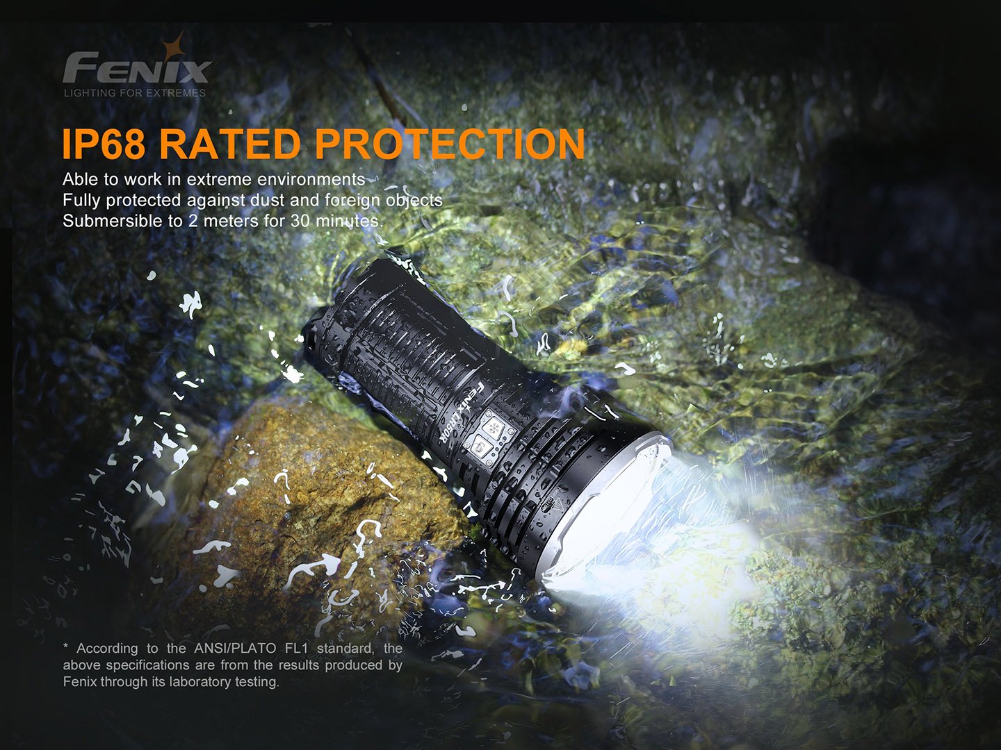 Fenix LR50R 超高亮多功能搜索手電筒12000流明 愛維斯 照明