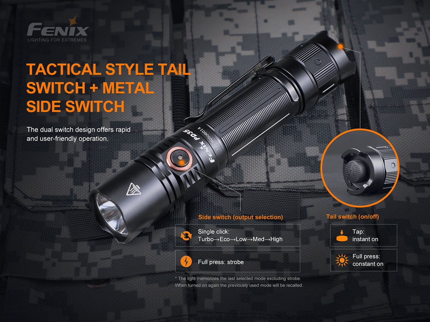 Fenix PD35 V3.0 新世代戰術小直筒 手電筒 1700流明 愛維斯 照明