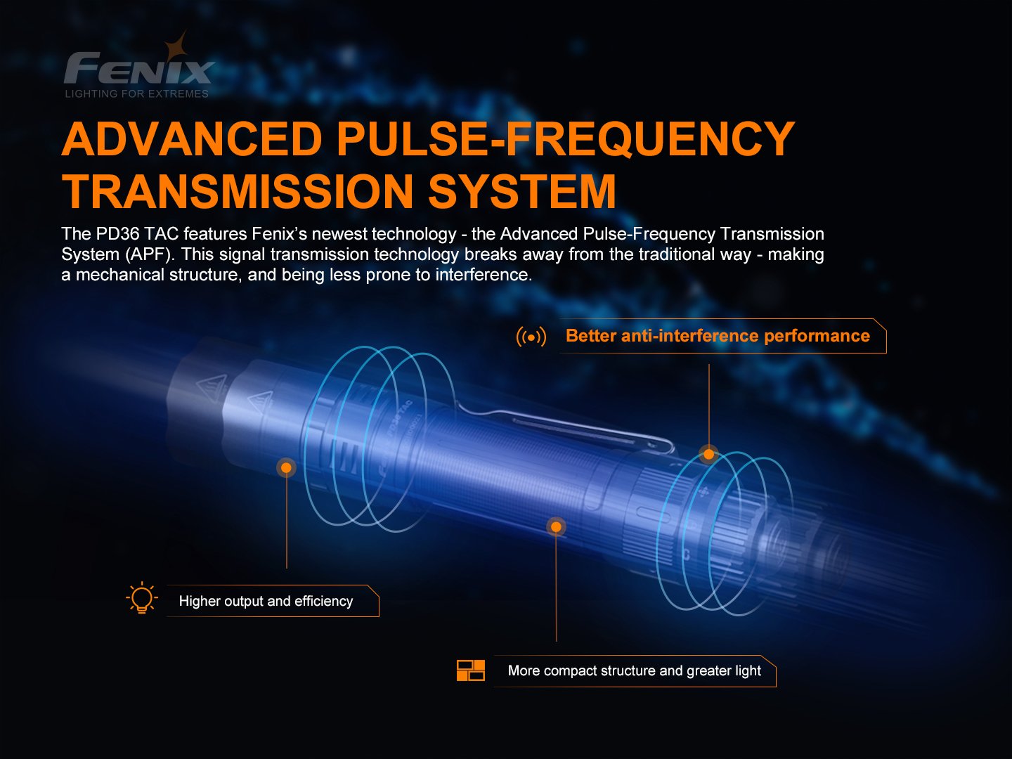 Fenix PD36 TAC 純機械戰術小直筒 3000 流明 愛維斯 照明