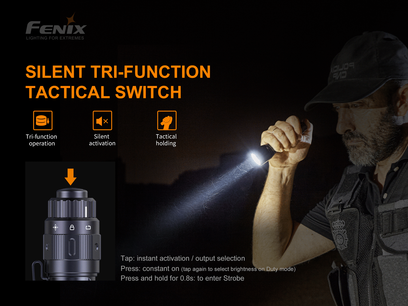 Fenix TK11 TAC 1600流明 射程335米 機械雙模式 戰術手電筒 愛維斯 照明