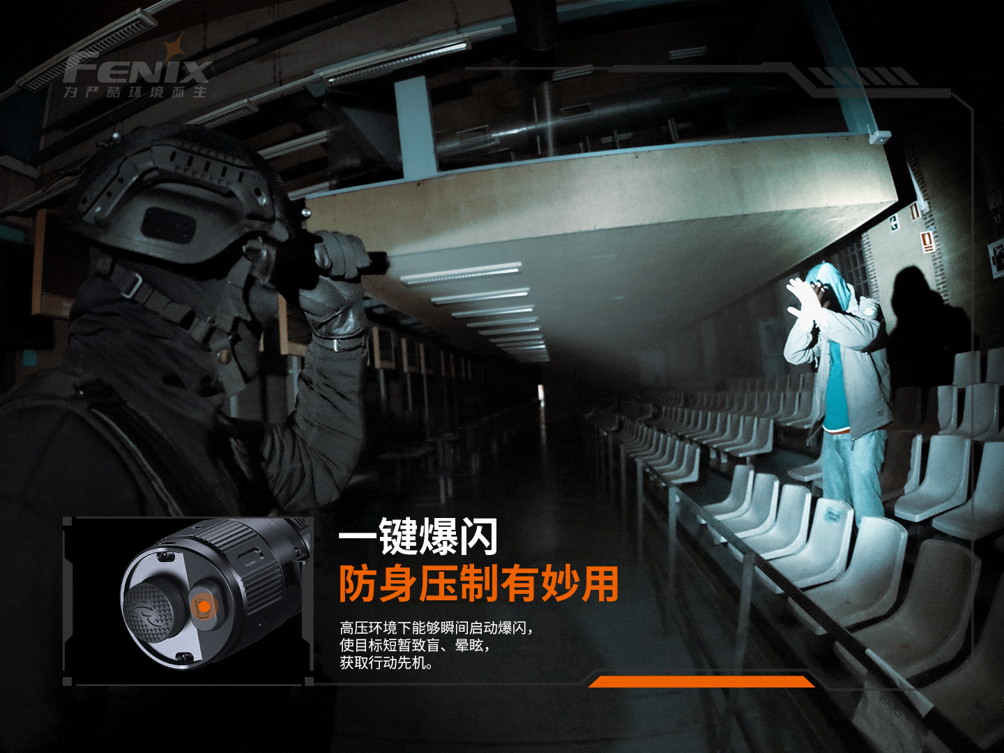 FENIX TK20R V2.0 充電式雙尾按戰術手電筒 3000 流明 愛維斯 照明