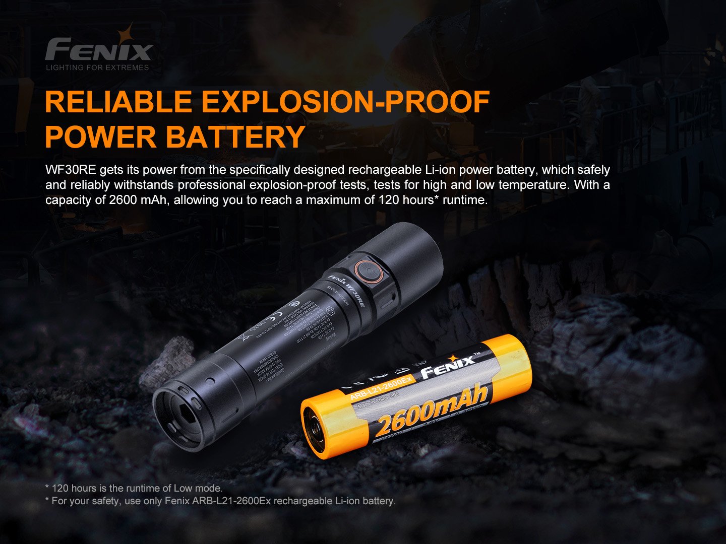 FENIX WF30RE 防爆手電筒 280流明 愛維斯 照明