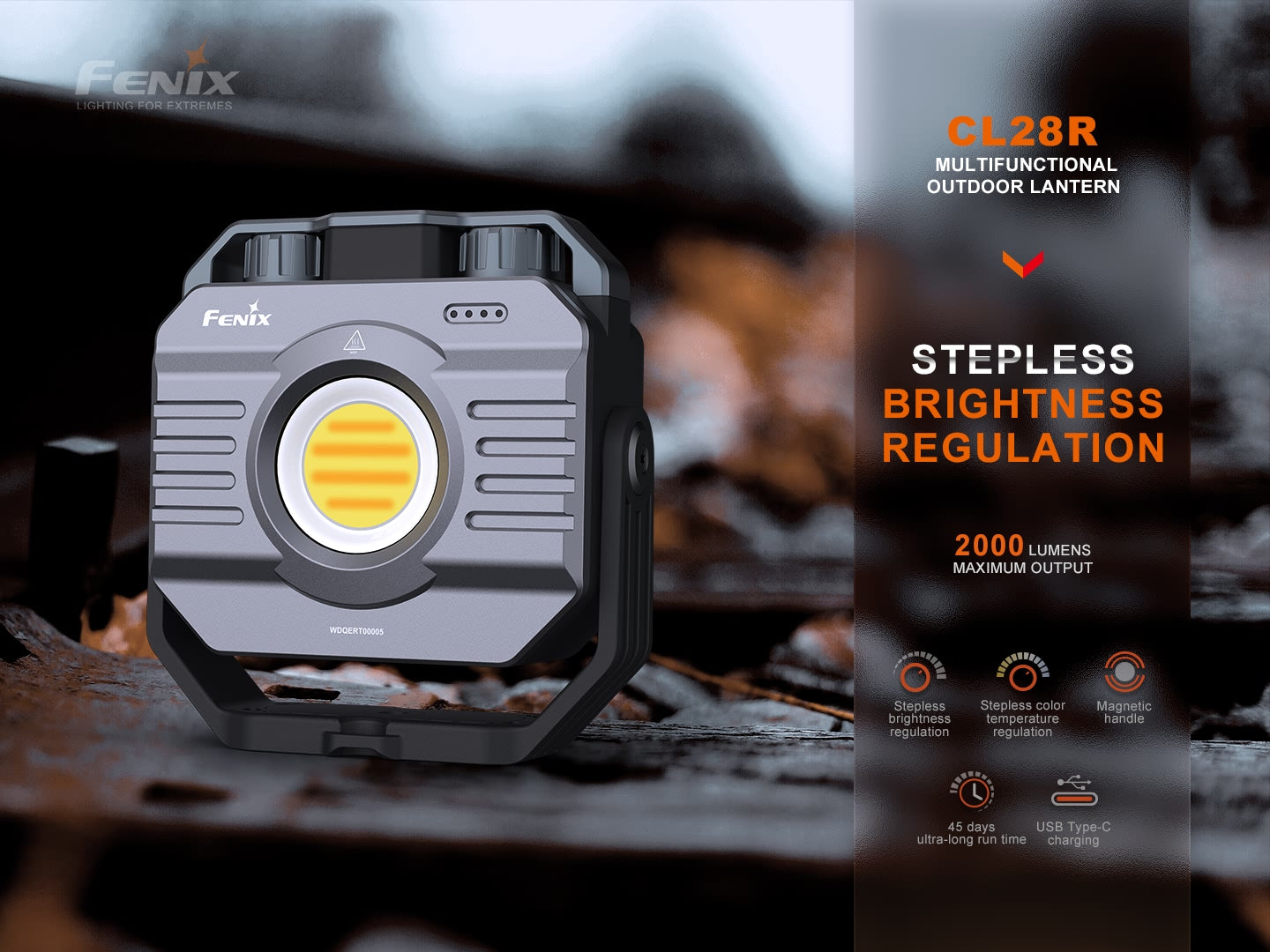 Fenix CL28R 2000流明 營地燈 戶外燈 TYPE-C USB-A 10000mAh鋰電池 愛維斯 照明