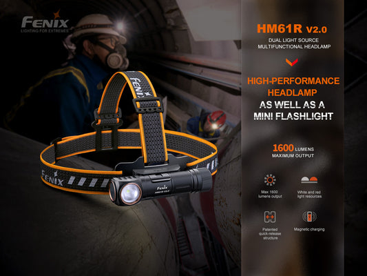 Fenix HM61R V2.0 1600流明162米 LED SST40頭燈 愛維斯 照明